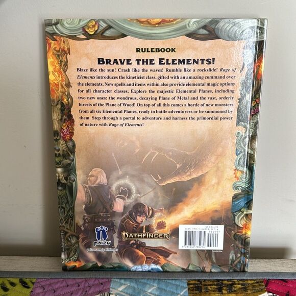 Pathfinder Rage of Elements Rule Book - Picture 2 of 11